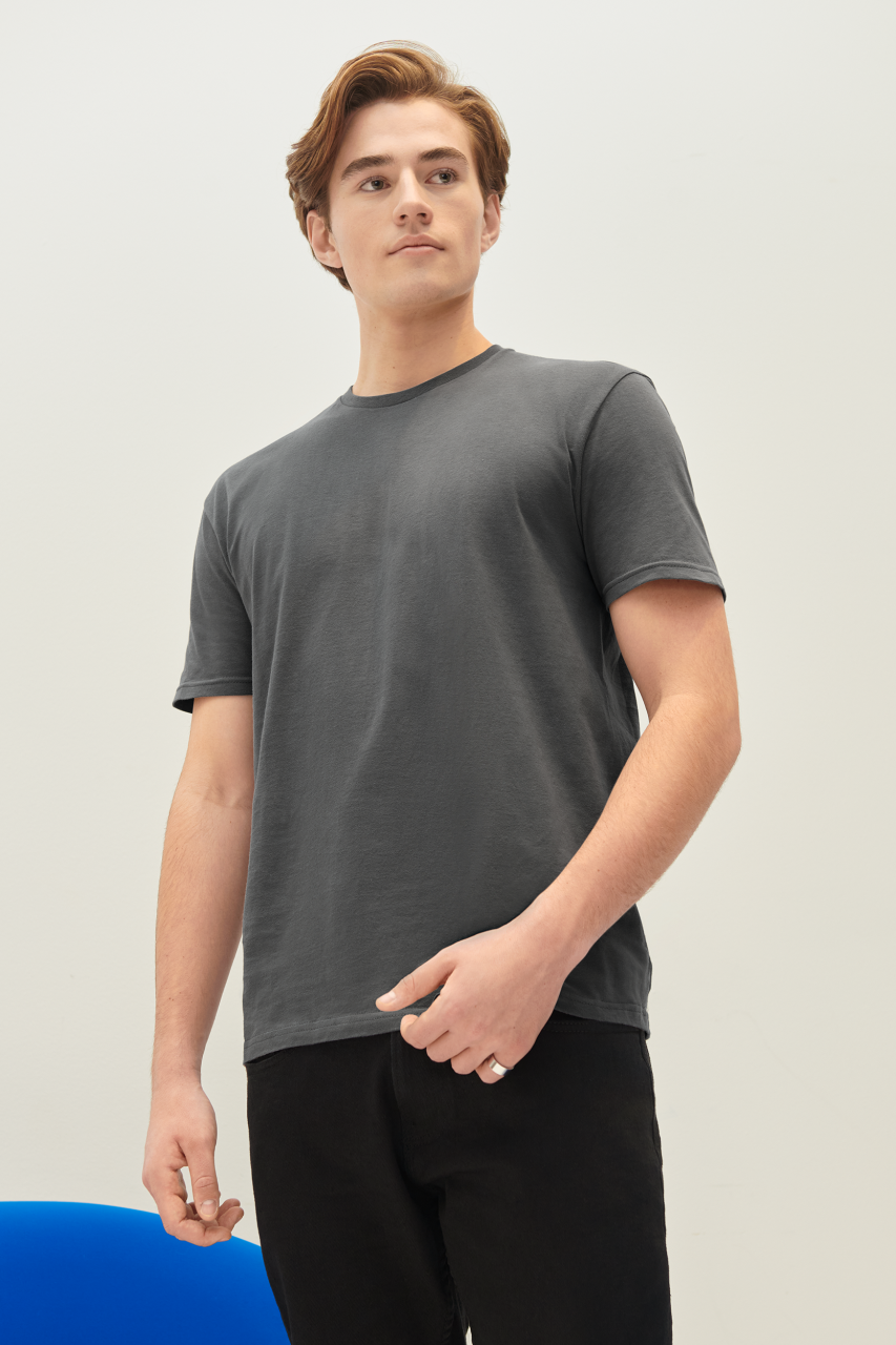 SOFTSTYLE ® ADULT T-SHIRT - Volcano Grey Heather - Additional