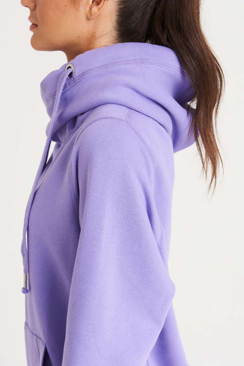 CROSS NECK HOODIE