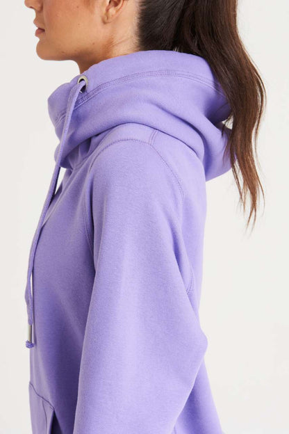 CROSS NECK HOODIE