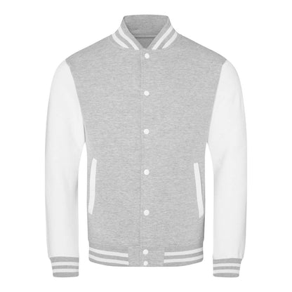 AWJH043 Heather Grey/White