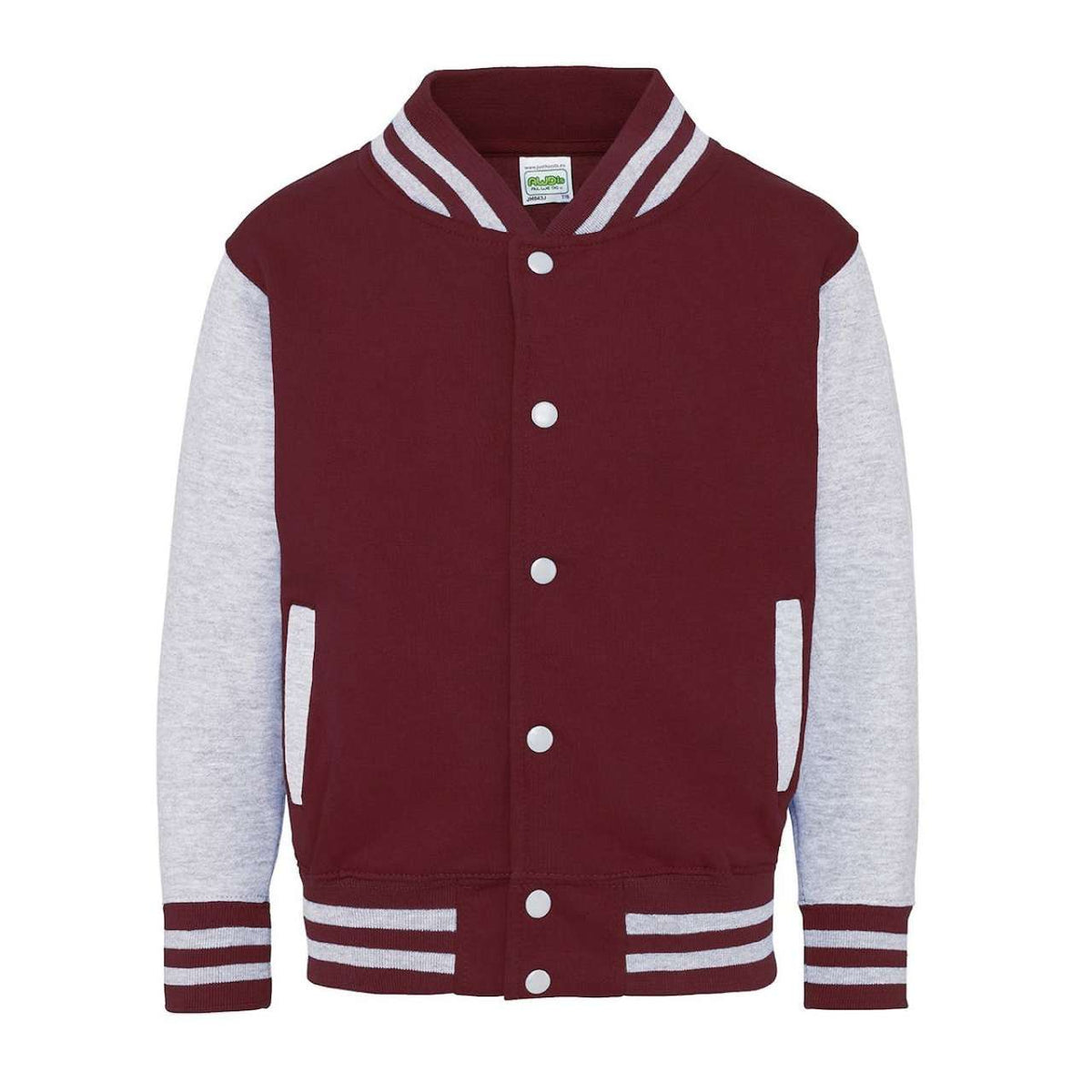 AWJH043J Burgundy/Heather Grey