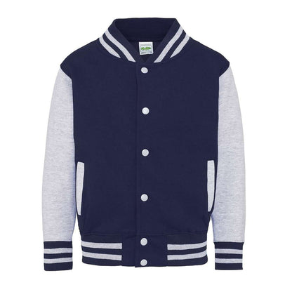 AWJH043J Oxford Navy/Heather Grey