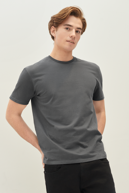 SOFTSTYLE ®  ADULT T-SHIRT - Volcano Grey Heather - Main