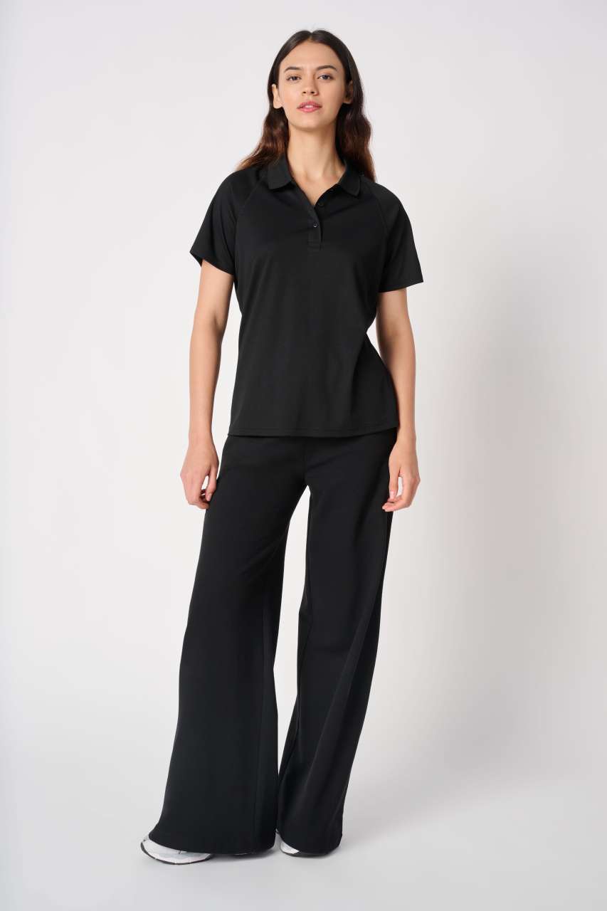 LADIES' BASIC POLYESTER POLO SHIRT