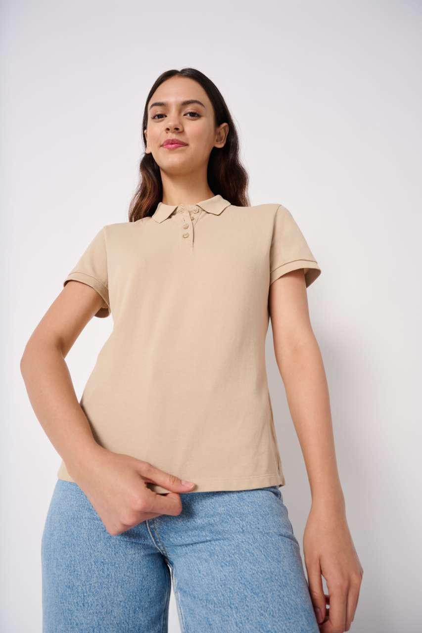 LADIES' PIQUE POLO SHIRT