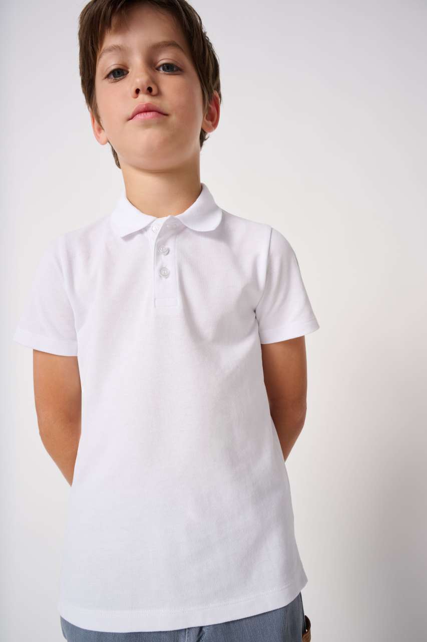 KIDS' PIQUE POLO SHIRT