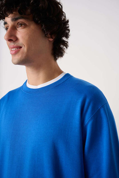 UNISEX BASIC ROUND NECK TUBULAR SWEATSHIRT