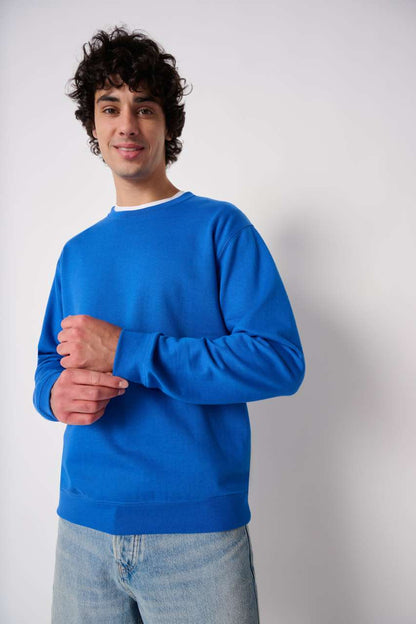 UNISEX BASIC ROUND NECK TUBULAR SWEATSHIRT