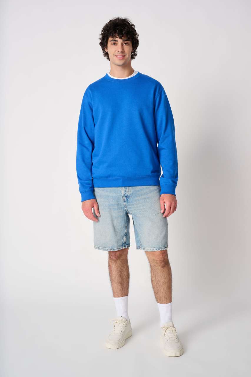 UNISEX BASIC ROUND NECK TUBULAR SWEATSHIRT