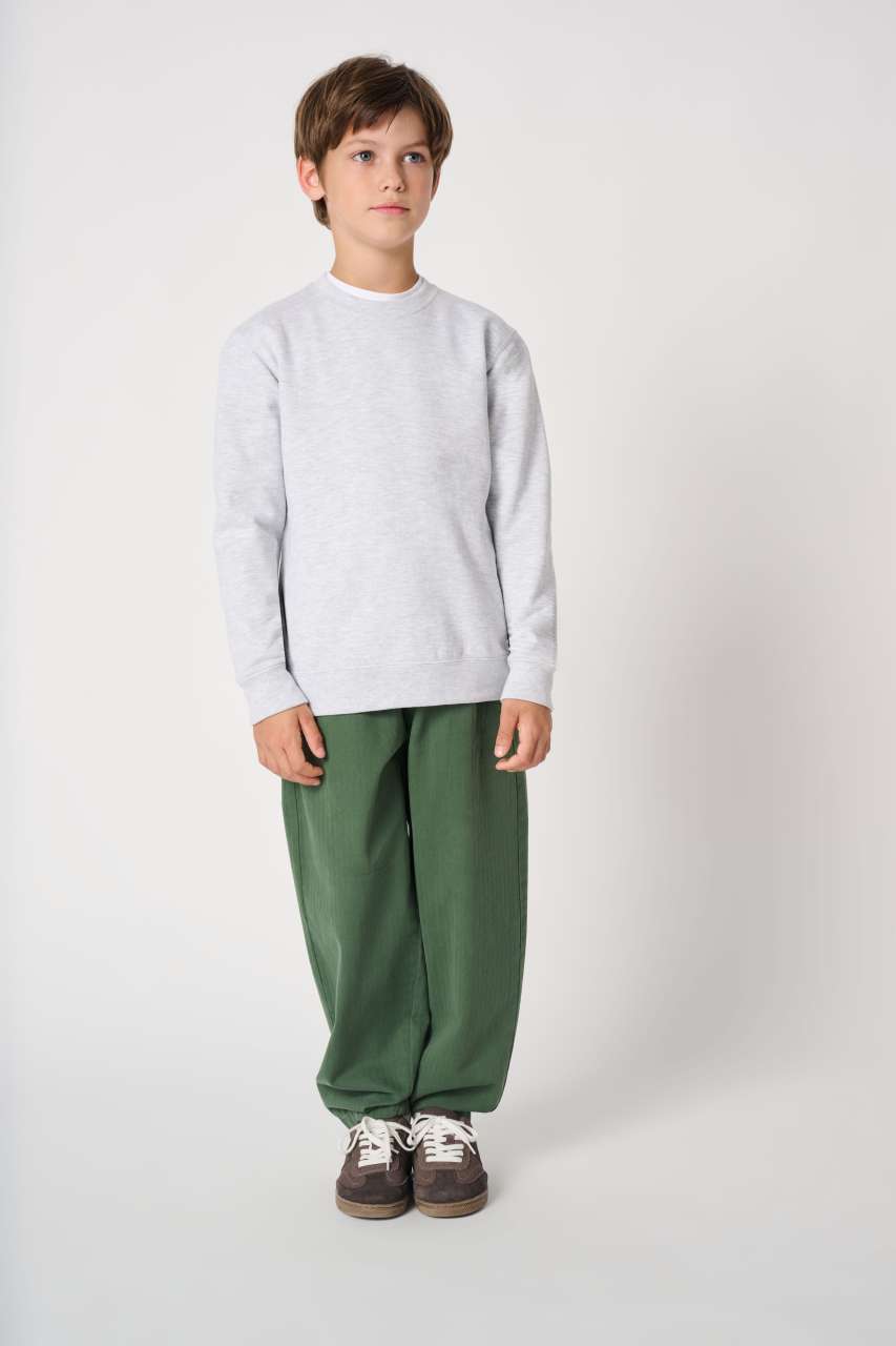 KIDS' BASIC ROUND NECK SWEATSHIRT