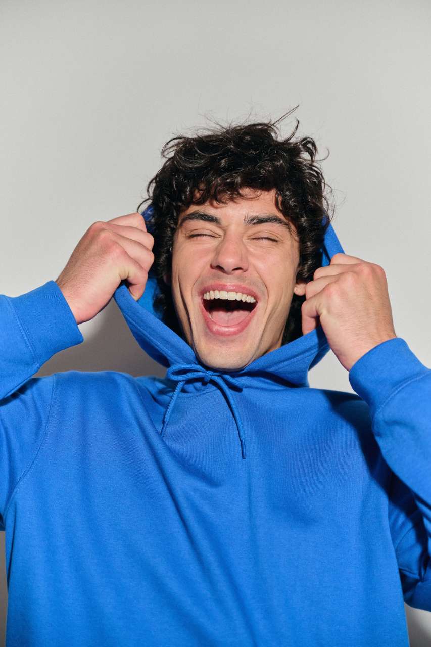 UNISEX BASIC HOODIE TUBULAR SWEATSHIRT