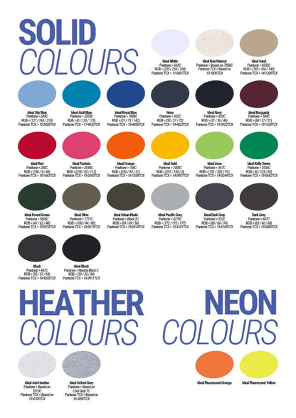 IDEAL BASIC COLOR CARD 2026