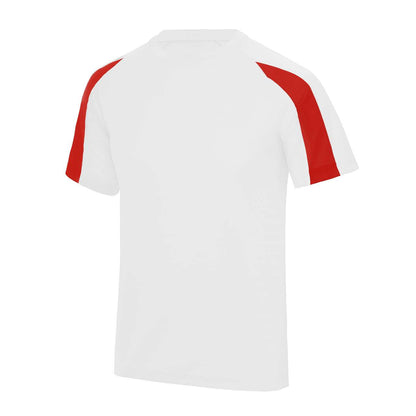JC003 Arctic White/Fire Red