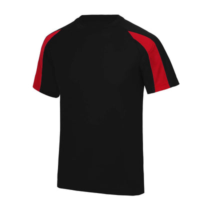 JC003 Jet Black/Fire Red