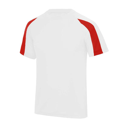 JC003J Arctic White/Fire Red