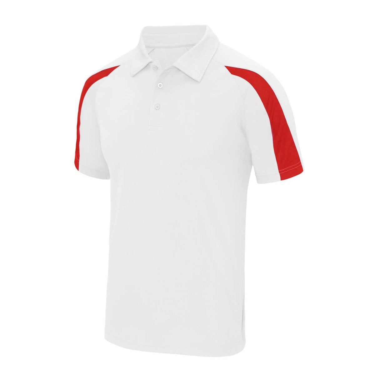 JC043 Arctic White/Fire Red