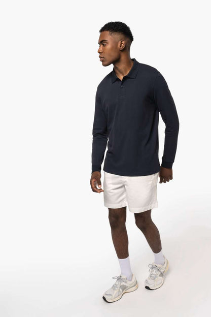 MEN’S ORGANIC 180 PIQUÉ POLO SHIRT LONG SLEEVES