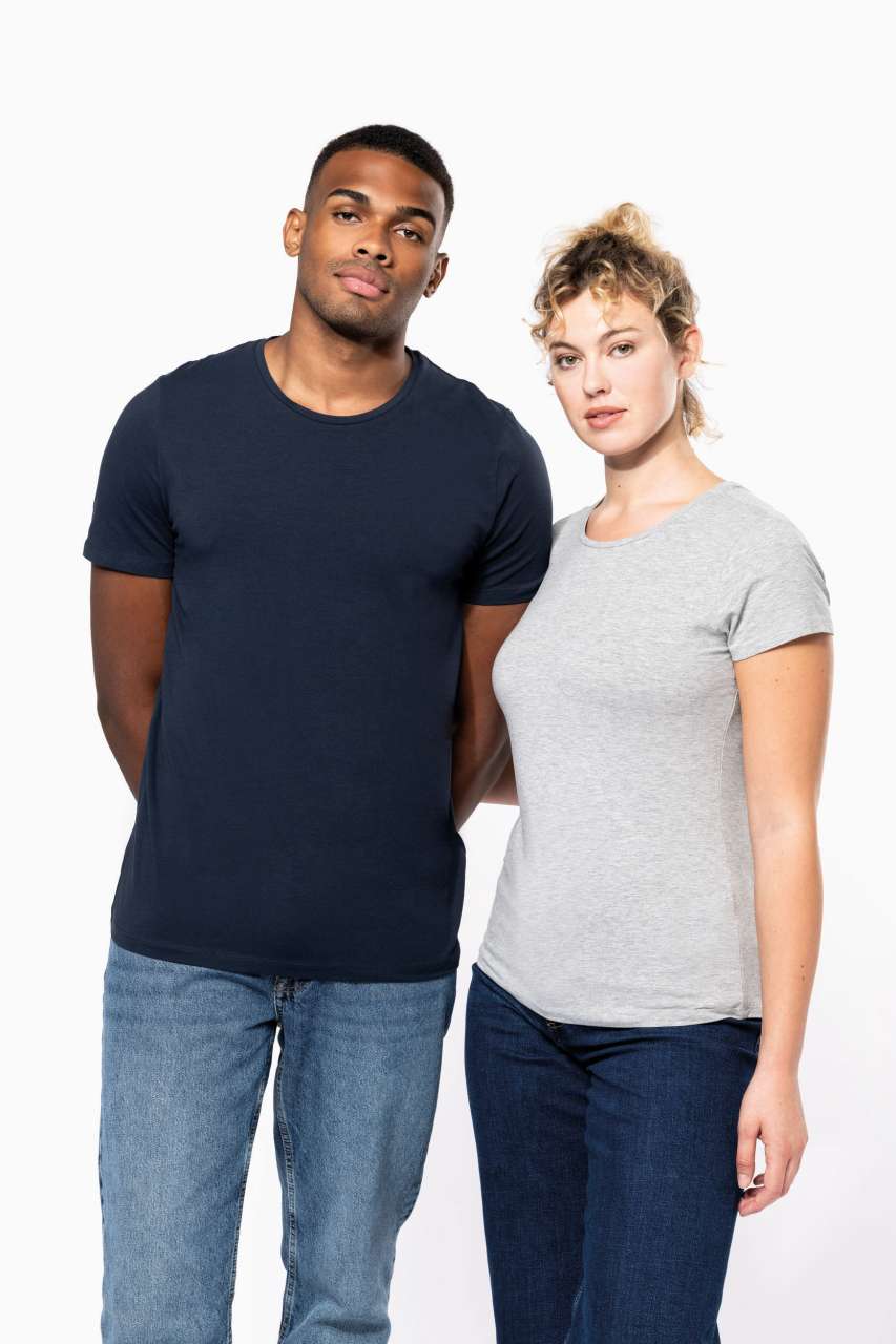LADIES' SHORT-SLEEVED CREW NECK T-SHIRT