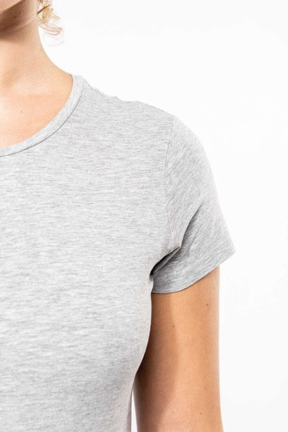 LADIES' SHORT-SLEEVED CREW NECK T-SHIRT