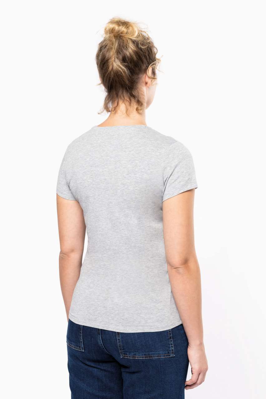 LADIES' SHORT-SLEEVED CREW NECK T-SHIRT