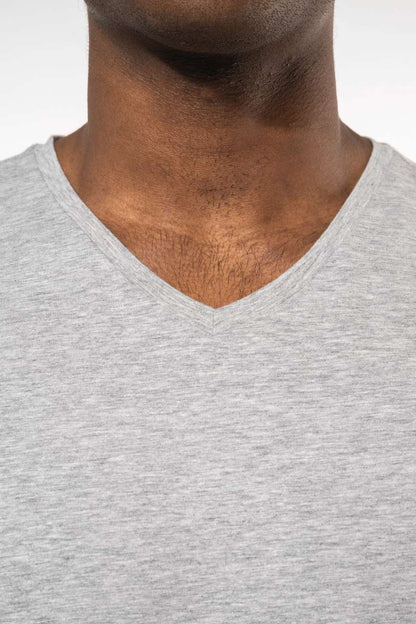 MEN'S SHORT-SLEEVED V-NECK T-SHIRT