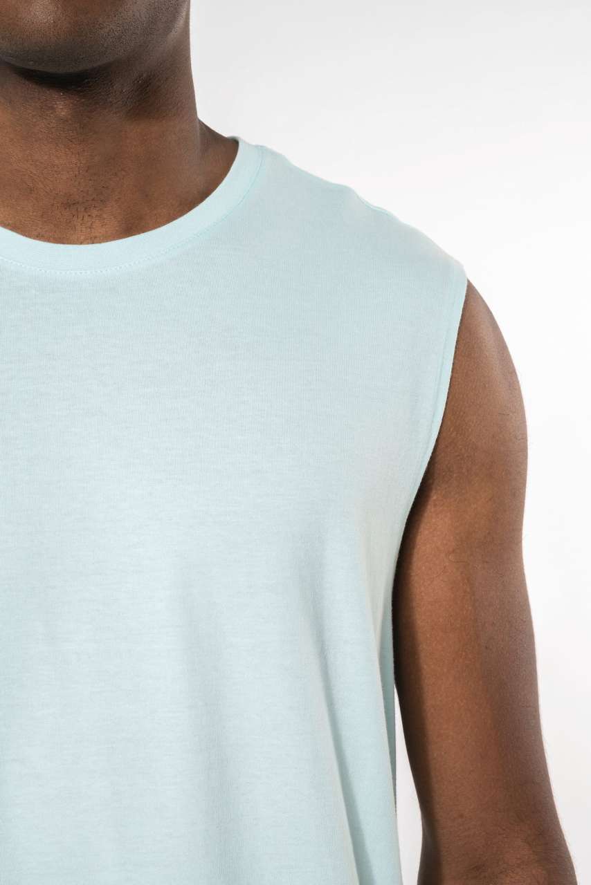 ECO-FRIENDLY MEN SLEEVELESS T-SHIRT