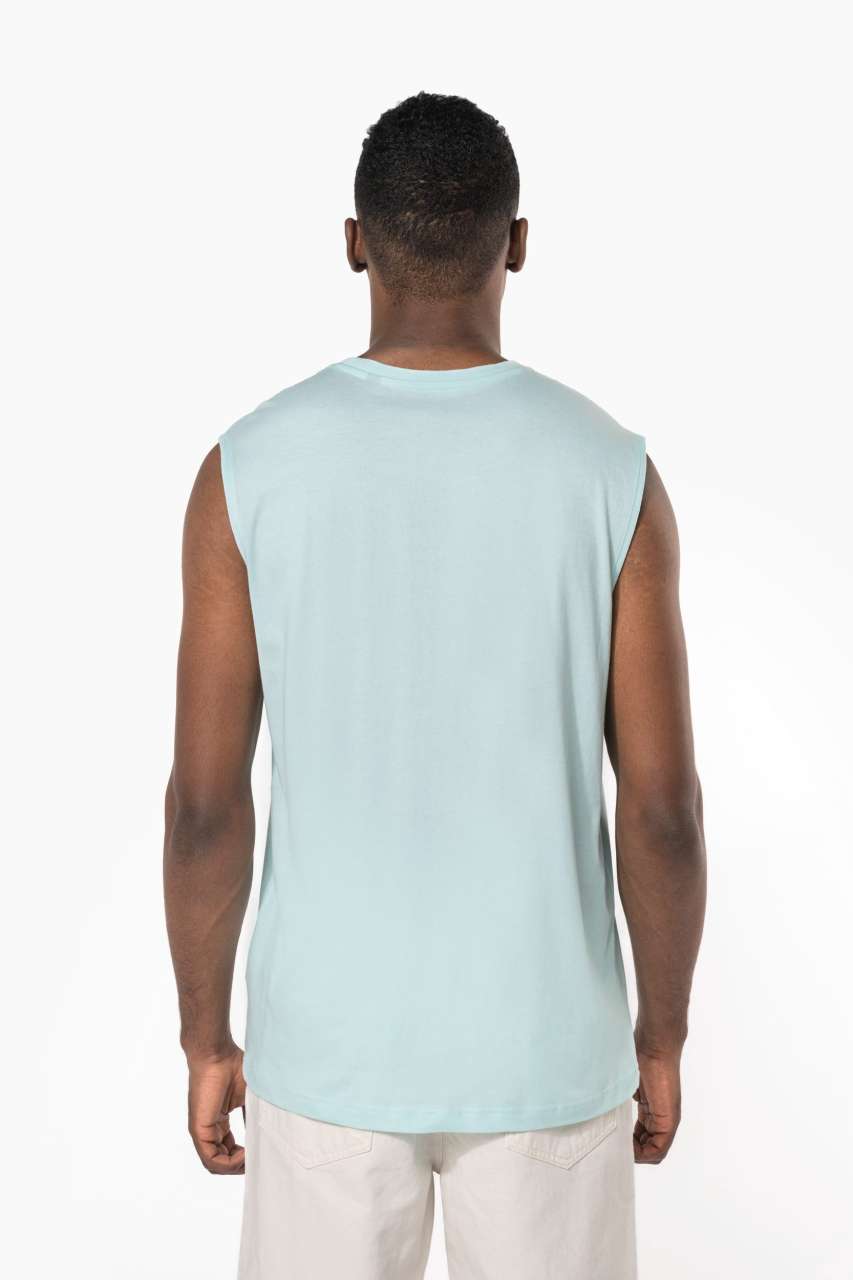 ECO-FRIENDLY MEN SLEEVELESS T-SHIRT