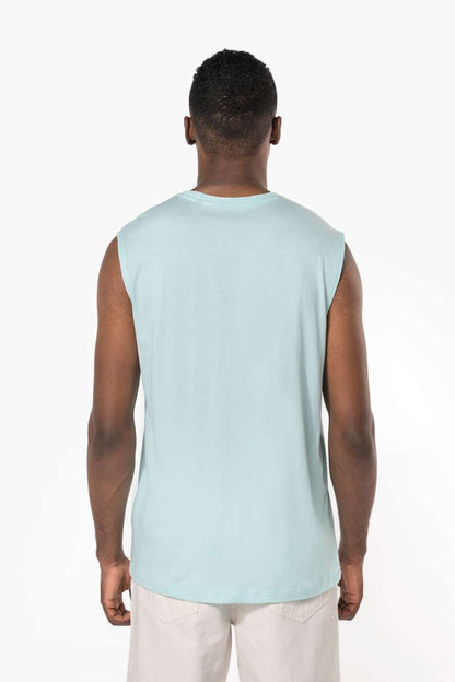 ECO-FRIENDLY MEN SLEEVELESS T-SHIRT