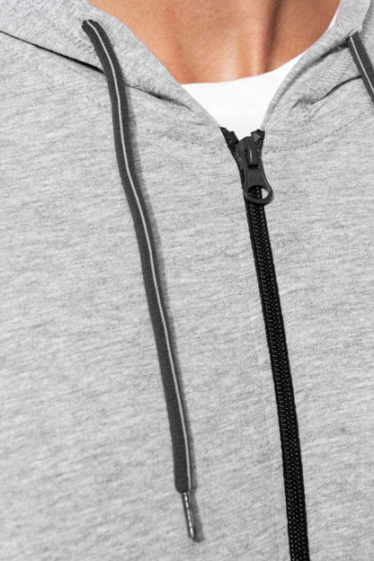 LIGHTWEIGHT COTTON HOODED SWEATSHIRT