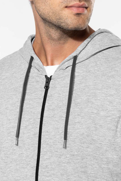 LIGHTWEIGHT COTTON HOODED SWEATSHIRT