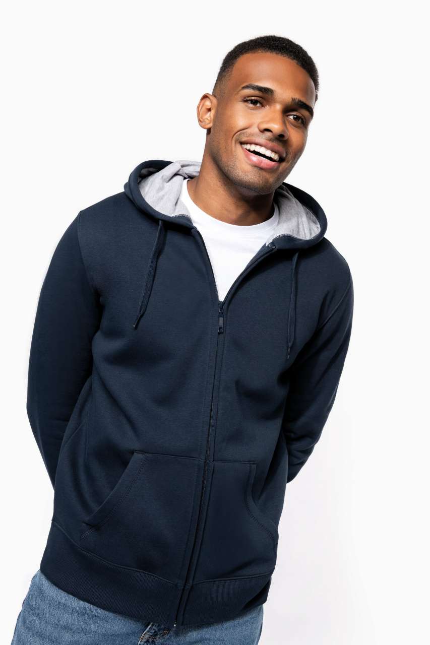 FULL ZIP HOODED SWEATSHIRT