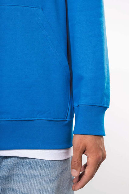 MEN'S CONTRAST HOODED SWEATSHIRT