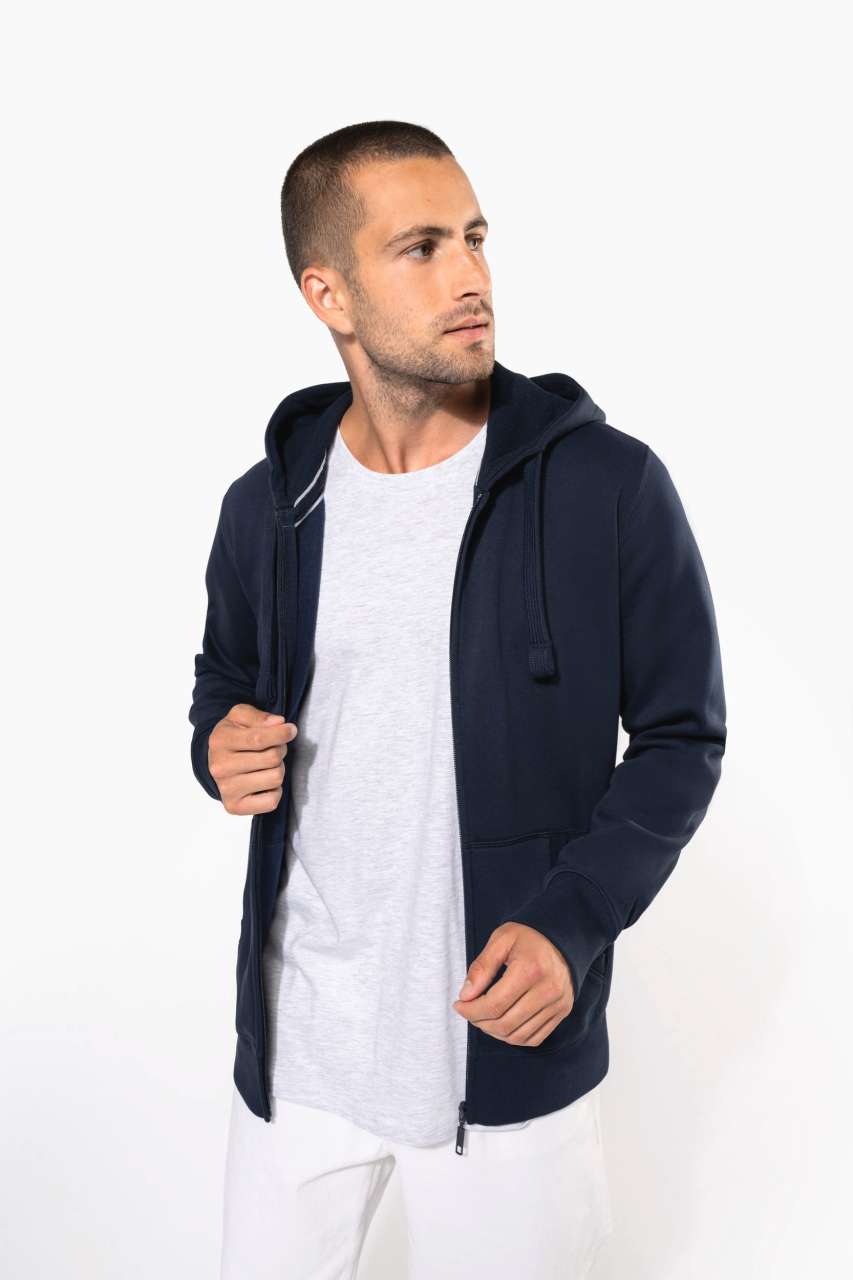 MEN'S FULL ZIP HOODED SWEATSHIRT