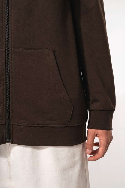 FULL ZIP HOODED SWEATSHIRT