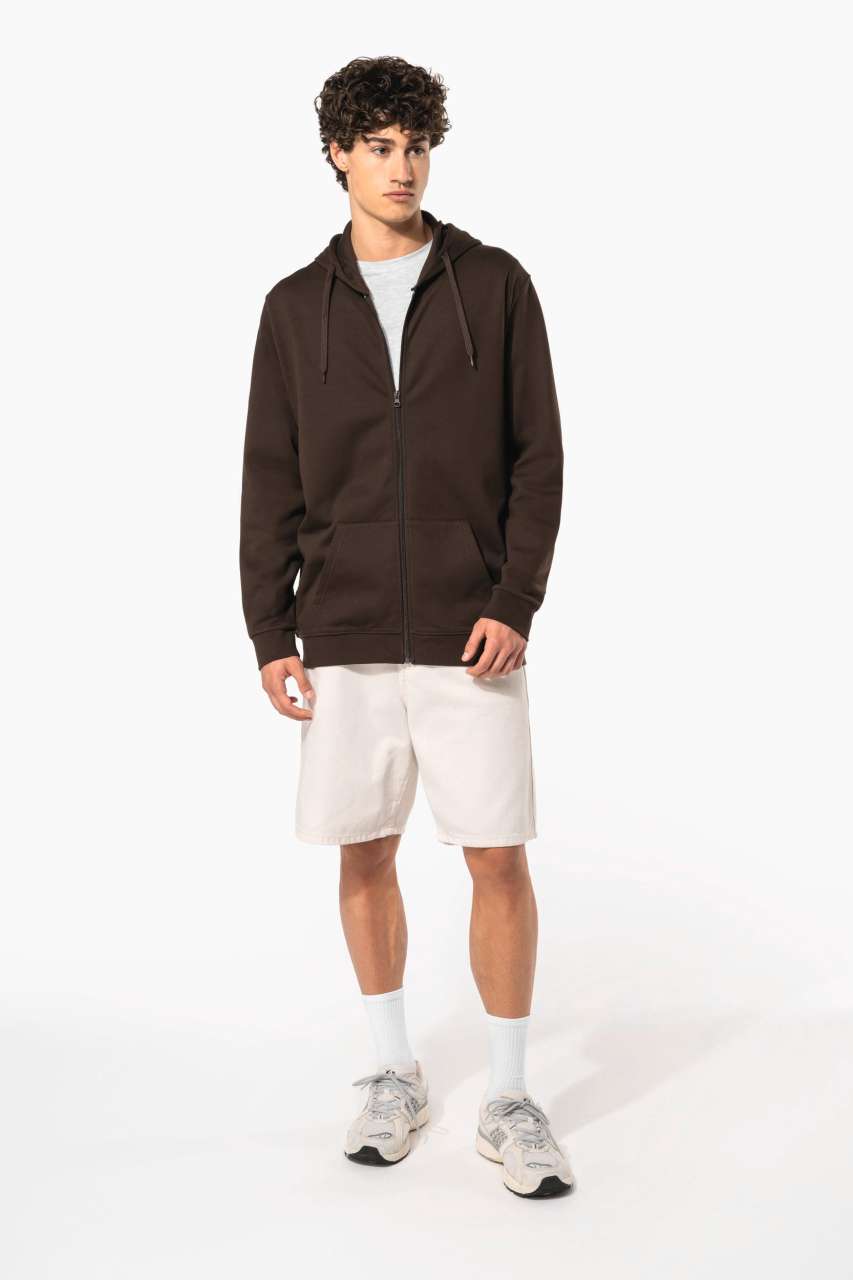 FULL ZIP HOODED SWEATSHIRT