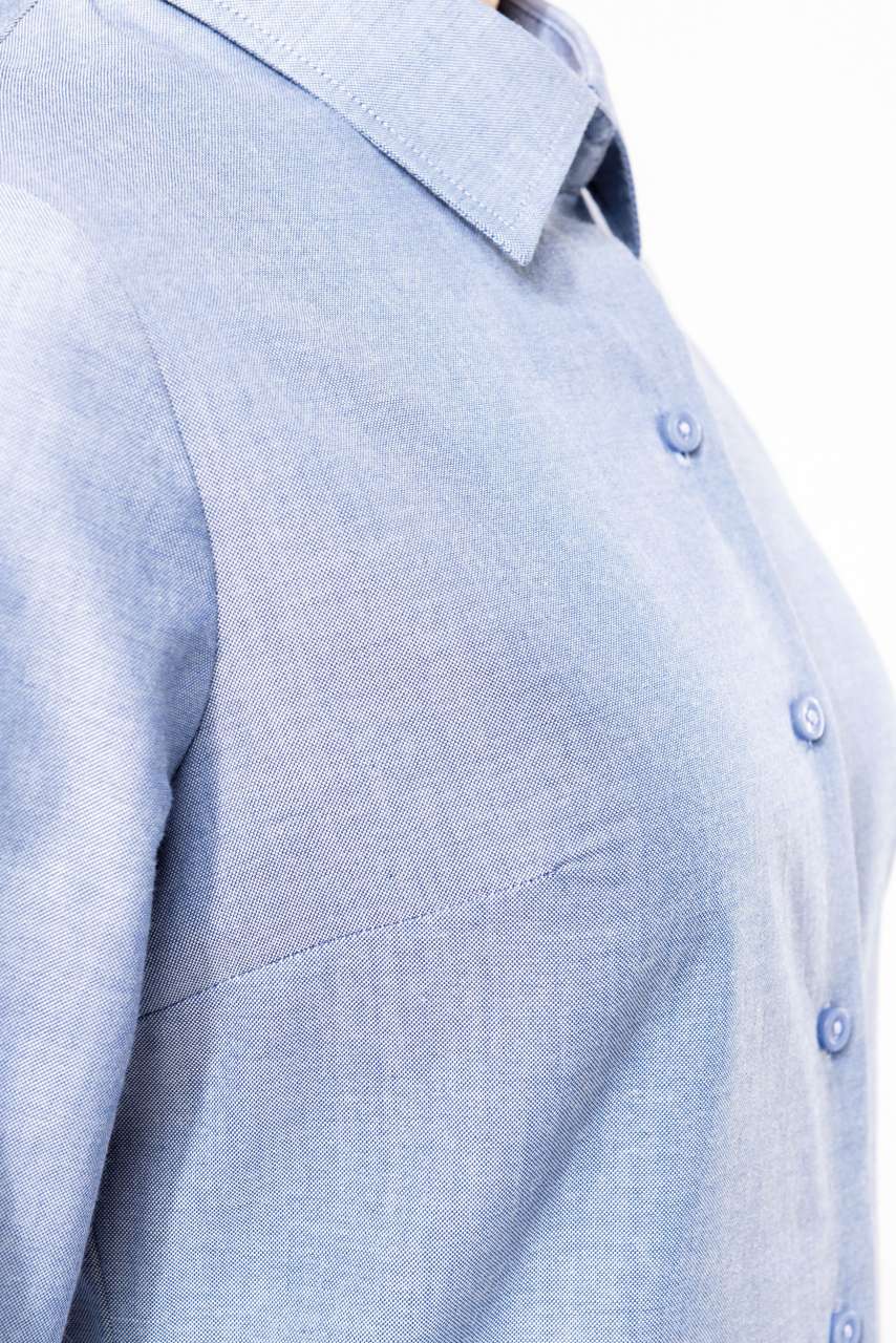 LADIES' LONG-SLEEVED OXFORD SHIRT