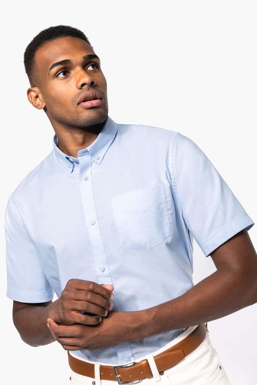MEN'S SHORT-SLEEVED OXFORD SHIRT