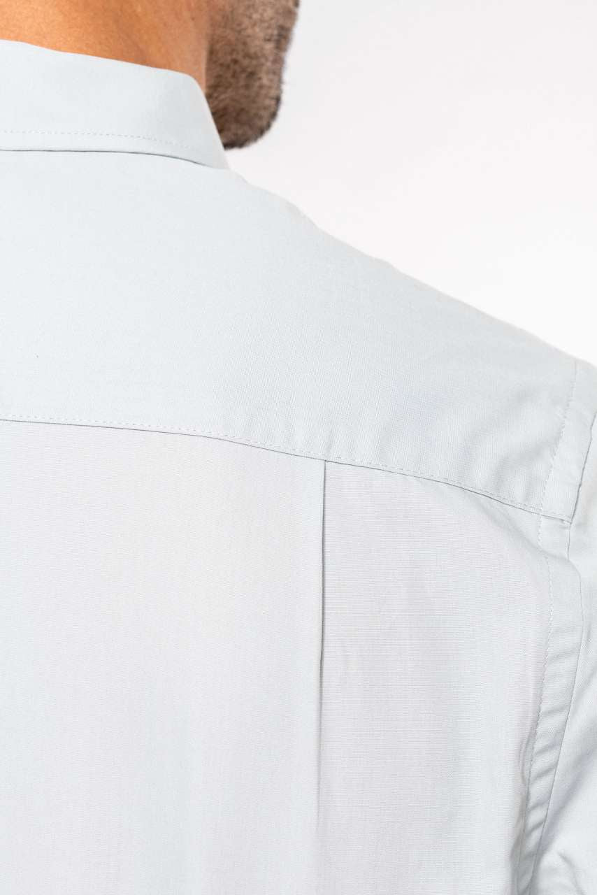 MEN'S LONG-SLEEVED COTTON POPLIN SHIRT