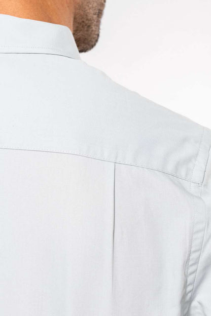 MEN'S LONG-SLEEVED COTTON POPLIN SHIRT