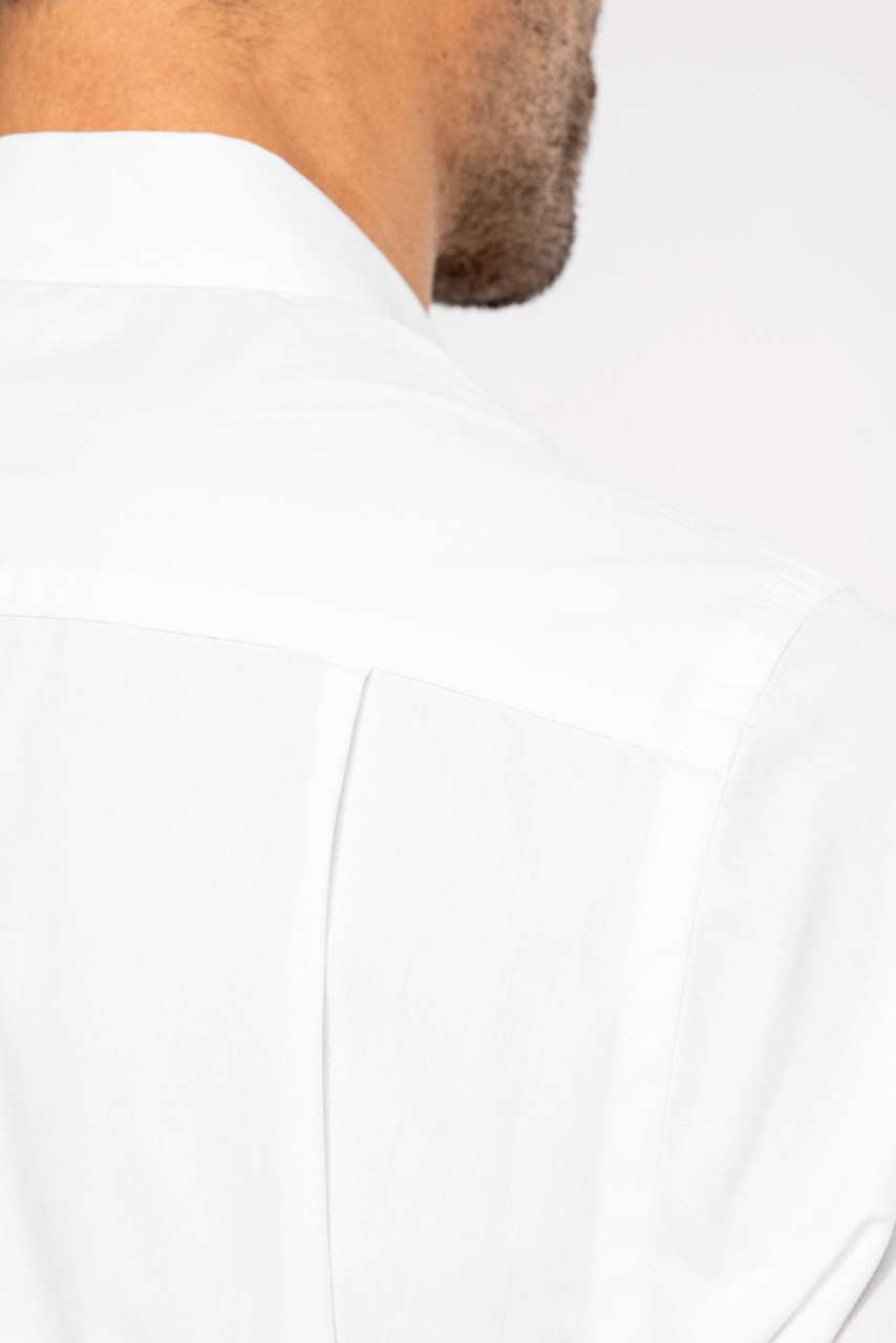 MEN'S SHORT-SLEEVED COTTON POPLIN SHIRT