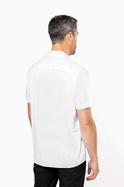 MEN'S SHORT-SLEEVED COTTON POPLIN SHIRT