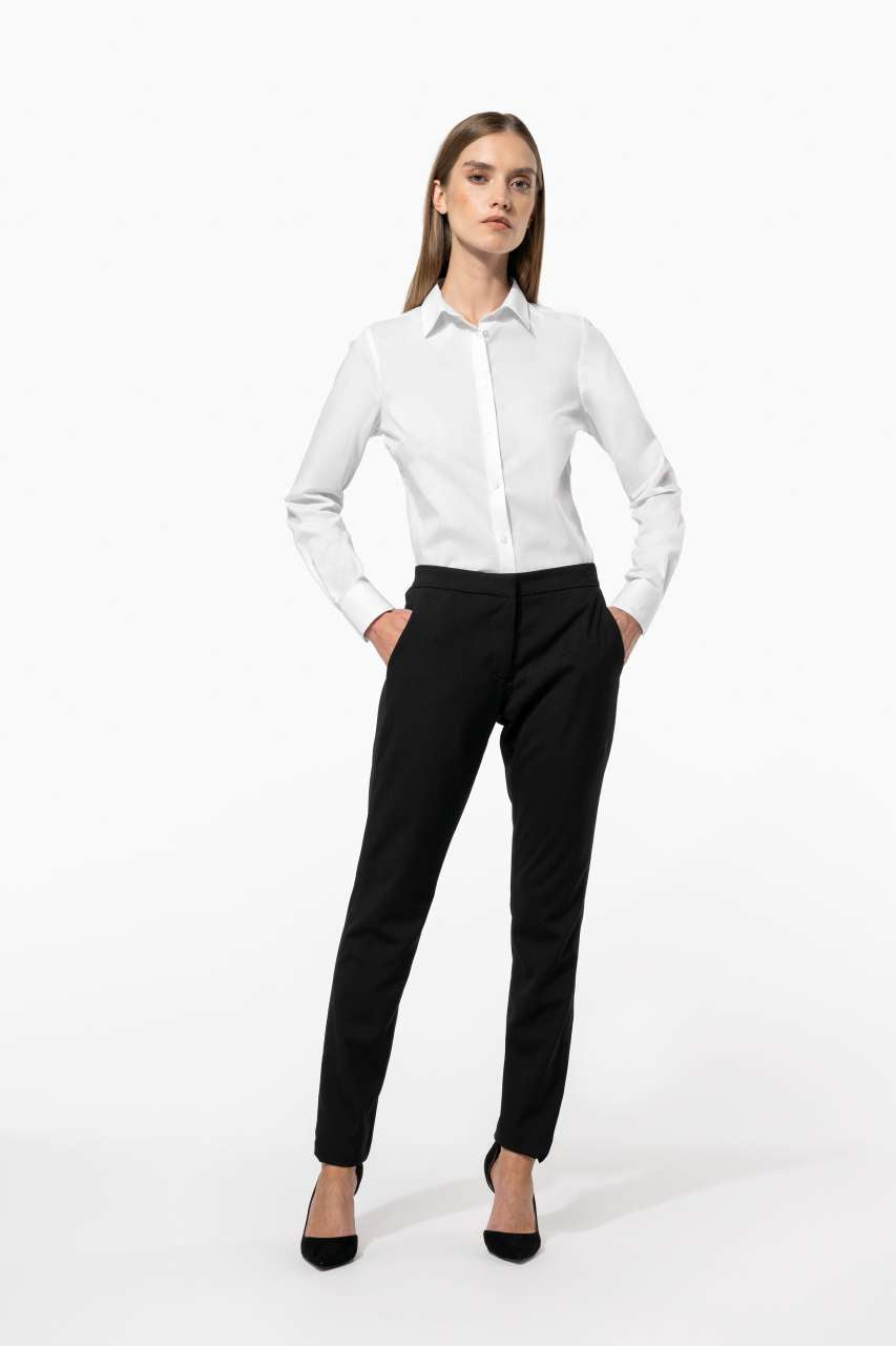 LADIES' POPLIN EASY CARE POLYCOTTON SHIRT