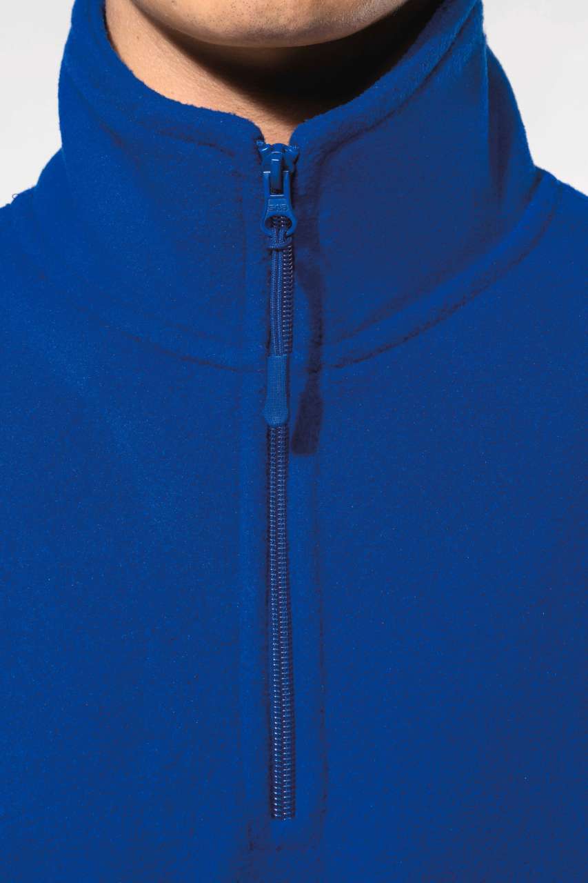 ENZO - ZIP NECK MICROFLEECE JACKET