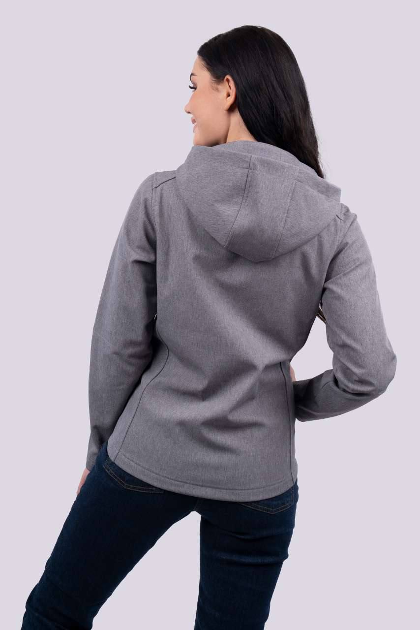 WOMEN’S 3-LAYER DETACHABLE HOODED SOFTSHELL JACKET