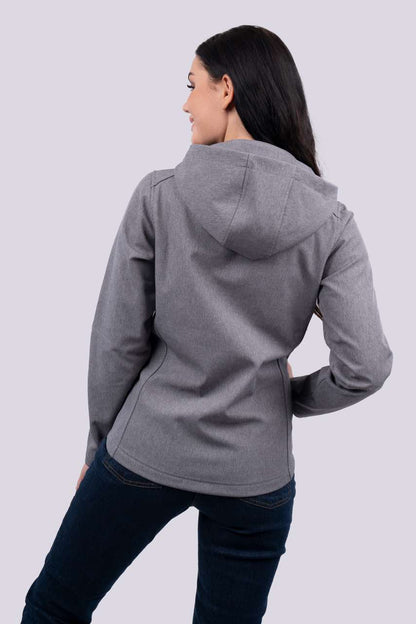 WOMEN’S 3-LAYER DETACHABLE HOODED SOFTSHELL JACKET