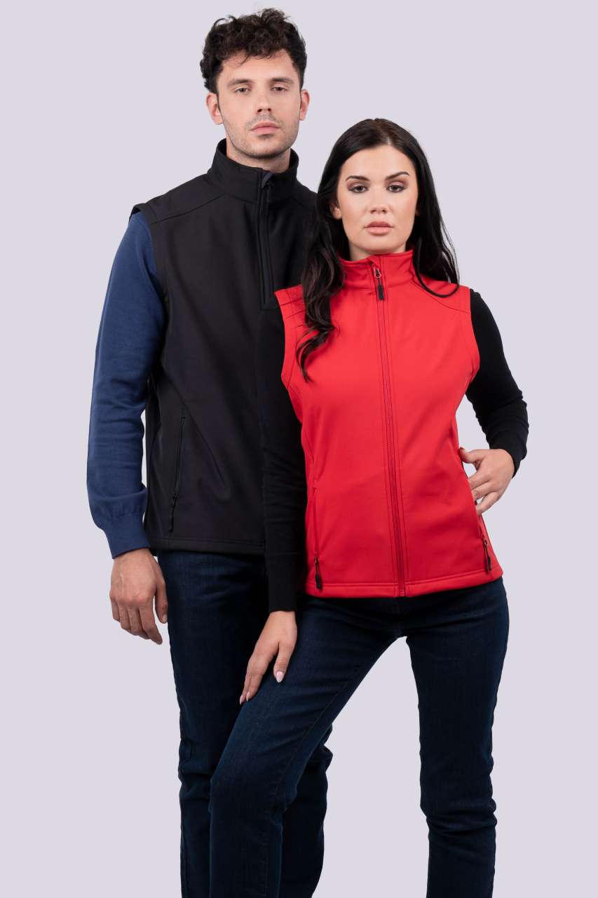 MEN’S 3-LAYER SOFTSHELL BODYWARMER