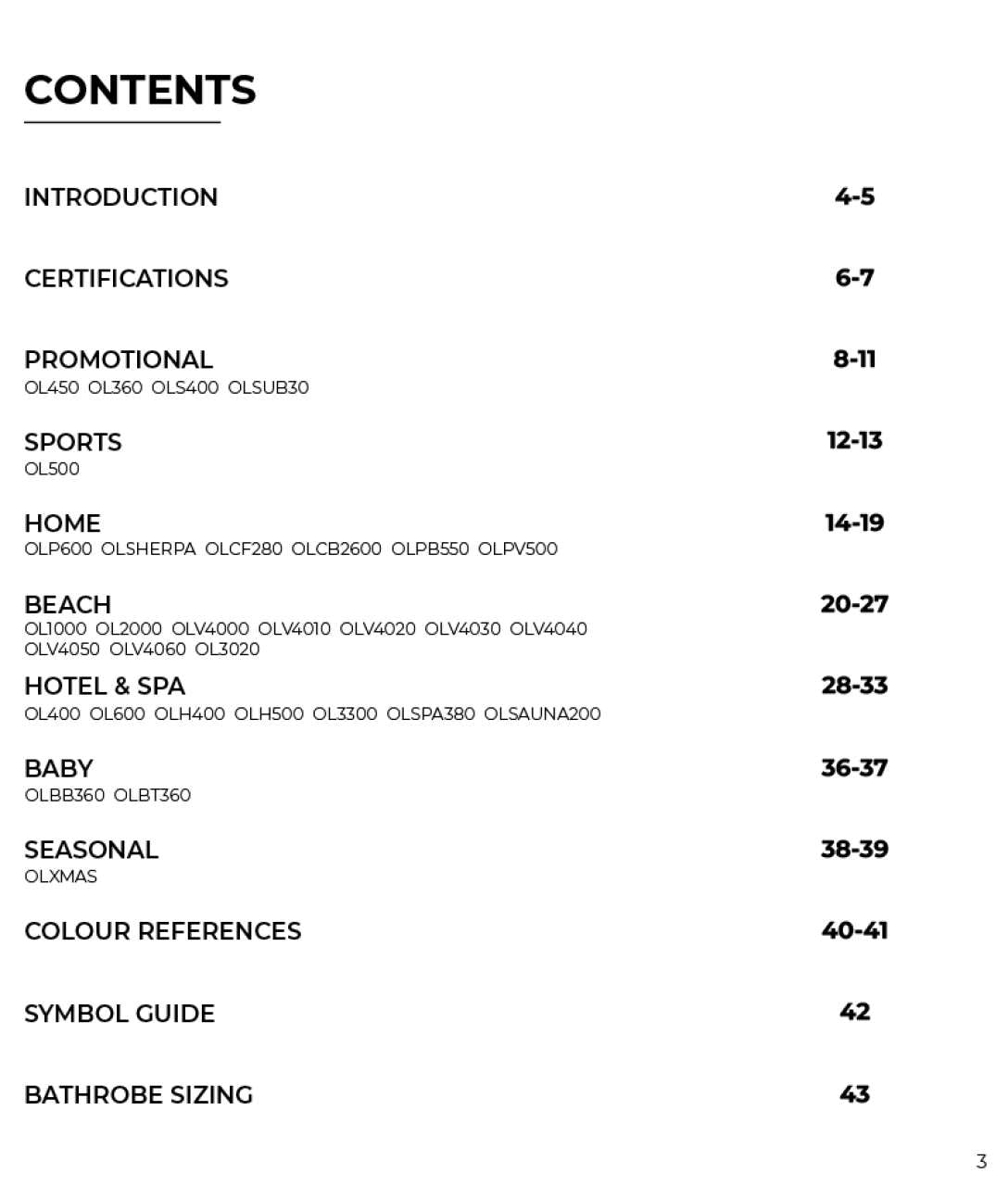 OLIMA CATALOGUE 2026