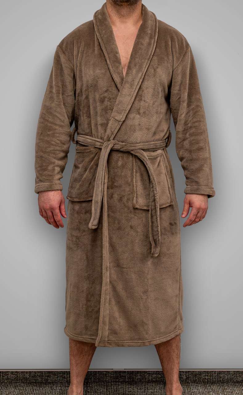OLIMA CORAL FLEECE BATHROBE