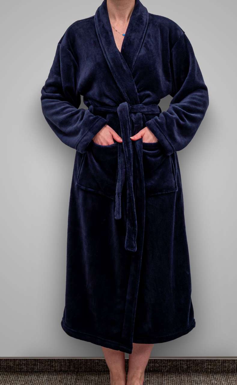 OLIMA CORAL FLEECE BATHROBE