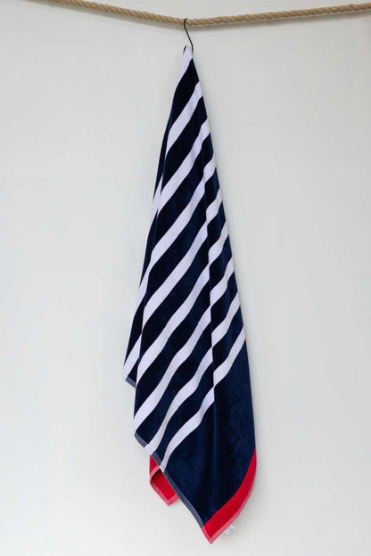 OLIMA „SAILOR” BEACH VELOUR TOWEL
